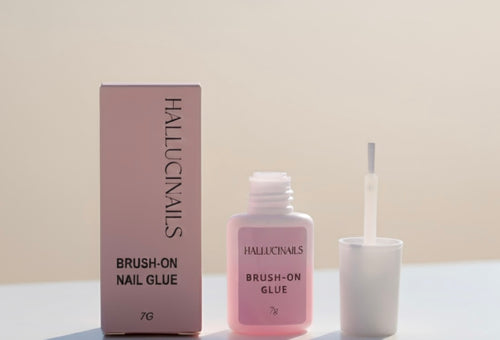 Brush-on nagellijm