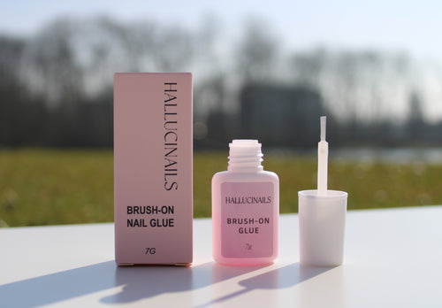 Brush-on nagellijm